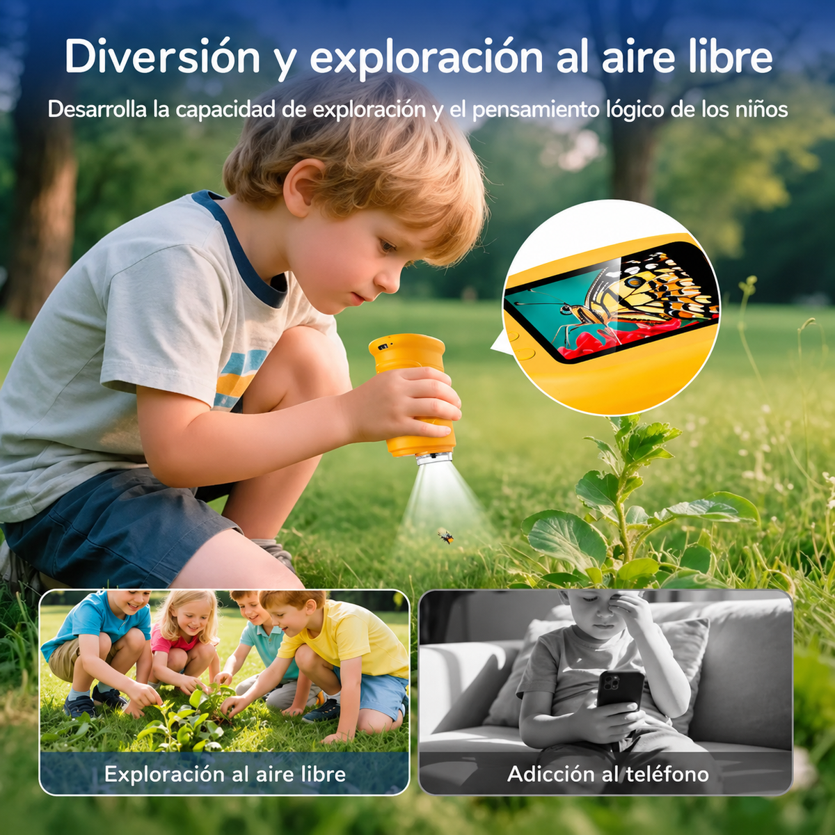 Microscopio Digital De Bolsillo Recargable – 1000X