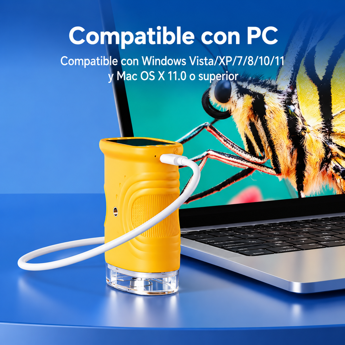 Microscopio Digital De Bolsillo Recargable – 1000X